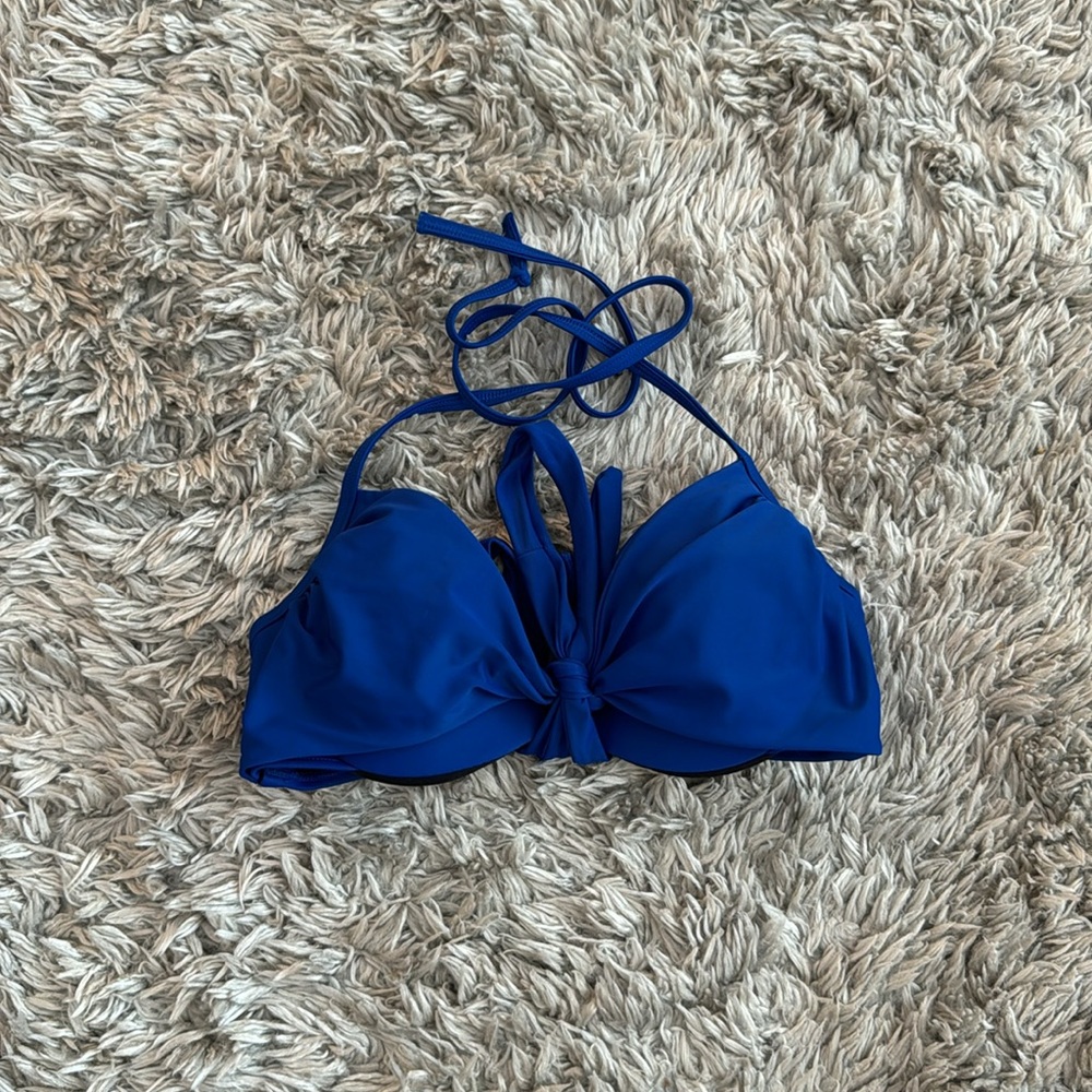 Victoria’s Secret Blue Wrap Halter Top
